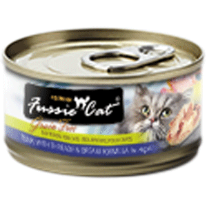 Fussie Cat Premium Tuna with Threadfin Bream Canned 24/2.82oz Fussie Cat, Premium, Tuna, Canned, threadfin, bream